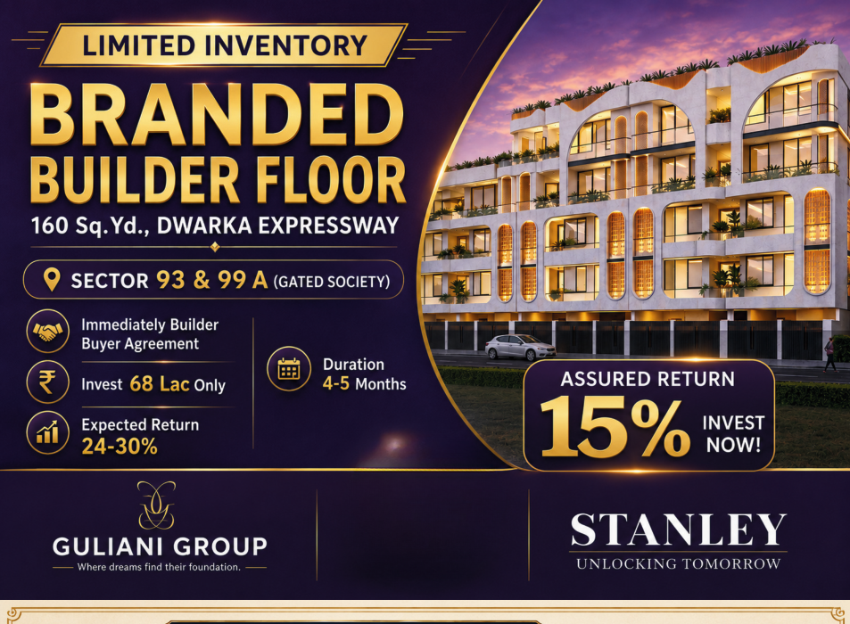 Dwarka Expressway branded builder floor